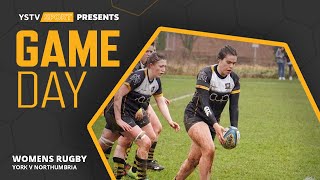 Womens Rugby vs Northumbria  Game Day [upl. by Ahtamas]