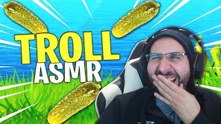 JE TROLL UN FRANÇAIS EN FAISANT DE LASMR CORNICHON  FORTNITE [upl. by Atteselrahc315]