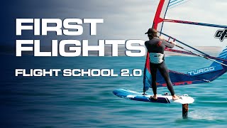 How to Windfoil  First Flights basics [upl. by Ecart]