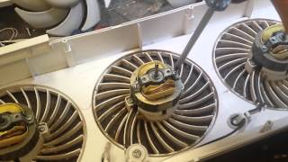 Servicing a holmes 3 motor window fan [upl. by Eirehc]