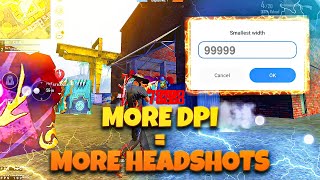 DPI Settings free fire  Best DPI For Headshots [upl. by Gilliette]