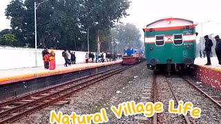 Rangpur Express Nilsagar Express Rupsa Express Panchagarh and Barendra Express in Nator Station [upl. by Fachanan861]