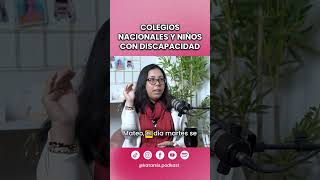 Niños con discapacidad en colegios regulares podcast entrevista discapacidad niños colegio [upl. by Aunson]