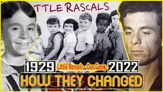 THE LITTLE RASCALS OUR GANG Cast Then and Now 2022 Thanks For The Memories [upl. by Quintie]