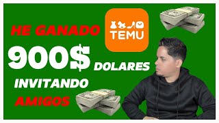 CÓMO GANAR MÁS DE 800 USD EN TEMU 💰 GUÍA PARA GANAR DINERO INVITANDO PERSONAS 🎯 [upl. by Lira584]