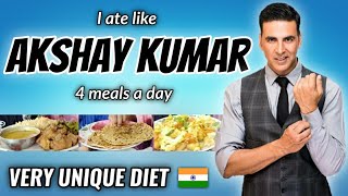 I Tried quot AKSHAY KUMAR quot Diet plan for a day  🇮🇳 [upl. by Hagai]