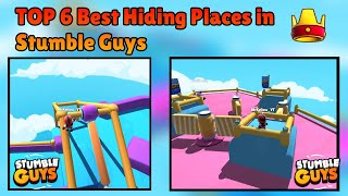 Top 6 Best Hiding Places in Stumble Guys [upl. by Biancha624]