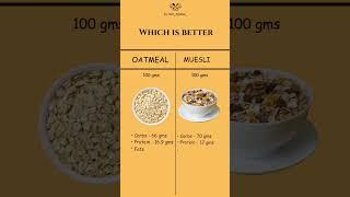 Oatmeal vs muesli [upl. by Zannini]