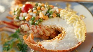 Recette  Demi homard bouilli à la macédoine et mayonnaise [upl. by Verada737]