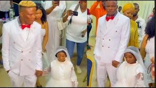 At Last Yoruba Actress Aunty Ramota Finally Weds Ijoba Lande On Valentine See Their Grand Entrance [upl. by Anaerda]