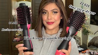 One step Hair Dryer and Styler vs Revlon one step hair dryer Brush review and comparison [upl. by Ruford605]