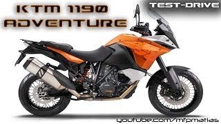 KTM 1190 ADVENTURE  Testdrive RAW [upl. by Lian]