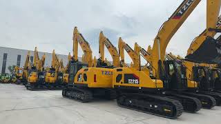 Excavators are ready to leave China for Africa  Whatsapptel 86 139 3824 7797 [upl. by Onifled]