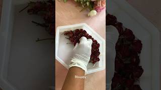 Wedding flowers preservation in 8 x 10 inch hexagonal block resinart resin [upl. by Morlee391]