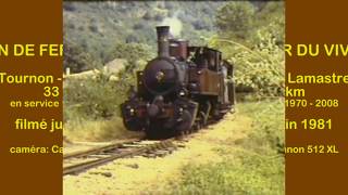 Chemin de fer du Vivarais  historical super 8 movie 1981 [upl. by Cyd584]