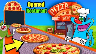 Oggy And Jack Opened PIZZA Restaurant in ROBLOX 😍 Pizza tycoon roblox  Oggy and the Cockroaches🤪 [upl. by Aruasi]