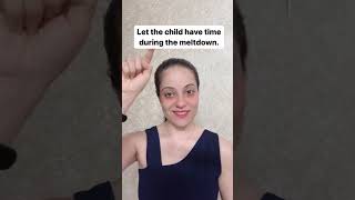 Handling an autistic meltdown is about support not control autism support awareness shorts yt [upl. by Ohs]