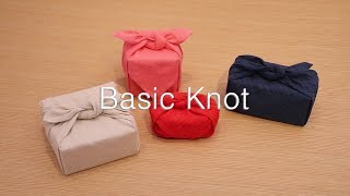 Furoshiki Basic Knot  how to use [upl. by Ahsuatal]