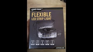 Lightforce Flexible LED Strip light Review [upl. by Desdee225]