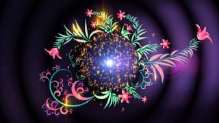 4K UHD Floral Magic Intro Animation Screen Background [upl. by Suoicerpal]