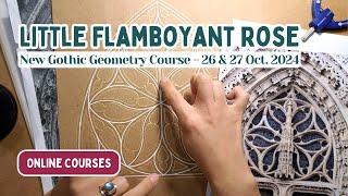 Draw a Gothic Rose Window with compass and ruler  online geometry course [upl. by Brandea]