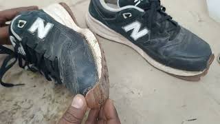 New balance shoe restoration Sole grip replacement [upl. by Atteloiv618]