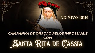 1° Dia da Campanha de Oração Com Santa Rita de Cássia  AO VIVO [upl. by Hullda]