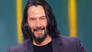 KEANU REEVES says quotYoure breathtakingquot Cyberpunk 2077 [upl. by Nytsrik]