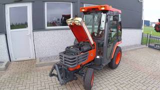 Kubota B2100 4wd HST  2601 Draaiuren  Fronthef  Frontpto [upl. by Grider]