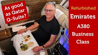 Emirates Business Class A380 Review [upl. by Layap]