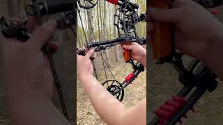 Compound bow has great power when hitting steel ballsshorts slingshot foryou hunting outdoors [upl. by Tomaso]