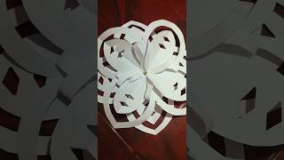 Paper Snowflake Christmas Decoration 2024snowflakes christmas trendingshorts viralvideo trend [upl. by Jeanine406]