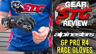 Alpinestars GP Pro R4 Motorcycle Gloves Review from SportbikeTrackGearcom [upl. by Krall]