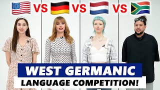 English vs German vs Dutch vs Afrikaans Language Differences  West Germanic Language Comparison [upl. by Amikan]