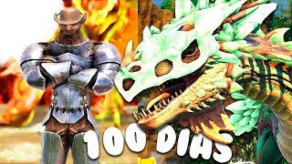 SOBREVIVÍ 100 DÍAS en ARK CRYSTAL ISLES HARDCORE [upl. by Aimas952]