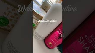 My wash day routine 💗 the doux mousse def foam is THAT GIRL washdayroutine naturalhair [upl. by Calia]