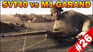 M1 GARAND vs SVT40  Men of War Assault Squad 2  RobZ Realism Mod  Mini Scenario 26 [upl. by Fanya773]