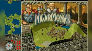 Powermonger  Bullfrog Productions  Electronic Arts 1990  DOS  Amiga  god game longplay RTS [upl. by Terrie]