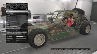 GRAND THEFT AUTO V GTA 5 HOW TO CUSTOMIZE YOUR DUNE AFV VEHICLE [upl. by Jovitta55]