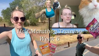 Half Marathon Training Week 6 Fueling Long Runs Halfway To Race Day [upl. by Yromas]