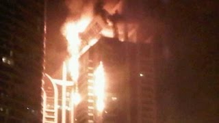 Fire in JLT Dubai Tamweel tower [upl. by Aitsirk]