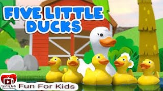 Five little ducks  Nursery Rhymes For Kids amp Kids Songs  Fun For Kids fivelittleducks [upl. by Anum]