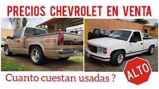 Camionetas Chevrolet cheyenne silverado EN VENTA tianguis de autos usados trucks for sale [upl. by Ecinej]