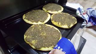 Zaatar manakish middle east recipe [upl. by Novel]