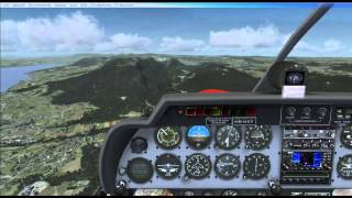 Vol VFR commenté de Neuchâtel à Gruyères en DR400 FSX [upl. by Binky33]