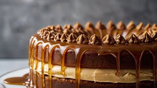 Caramel Toffee Cake – Moist Layers Rich Caramel Drizzle and Creamy Frosting [upl. by Emilio313]