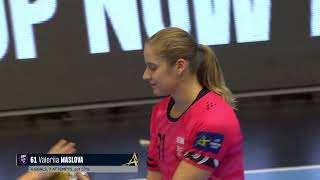 Valeriia Maslova  EHF Champions League 2023  2024  Brest Bretagne Handball [upl. by Yeta]