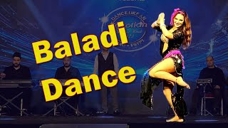 Baladi dance with Live Band  Kristina Derkach Improvisation [upl. by Ahsienek]