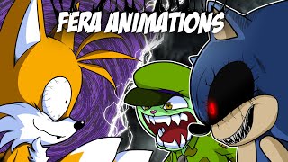 Sonicexe Vs Tails  Friday Night Funkin Animation [upl. by Arabeila625]