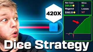 BEST DICE STRATEGY ON STAKE 2024 [upl. by Odiug935]